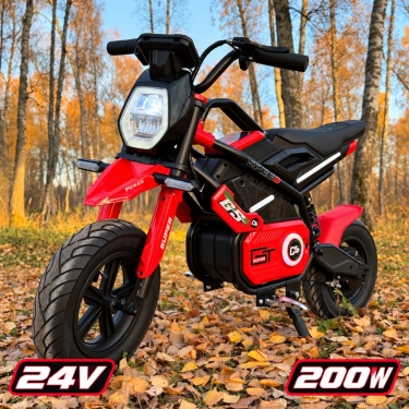 Детский электромотоцикл SX2028 24V 200W красный